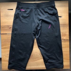 Reebok Cropped Leggings Play Dry w/ Drawstring